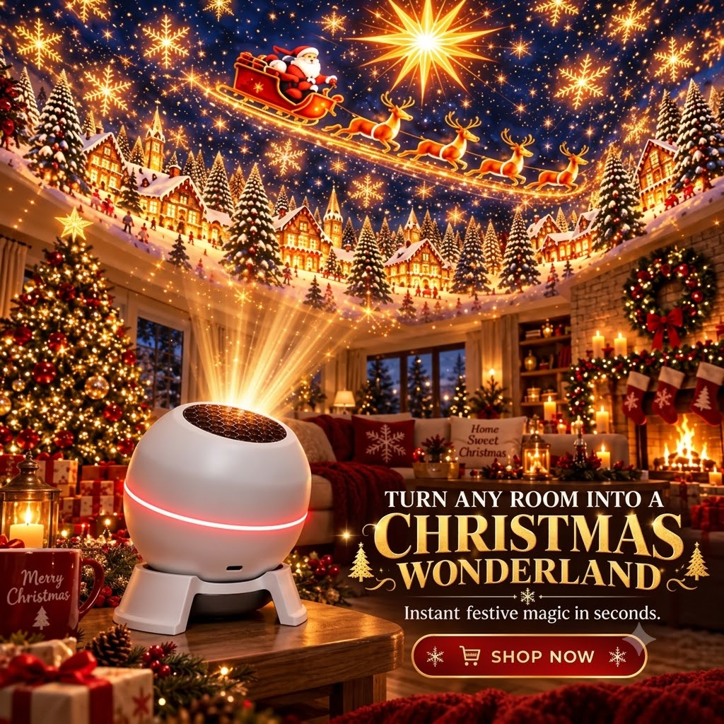 Lumina Living Hodiday Christmas Projector