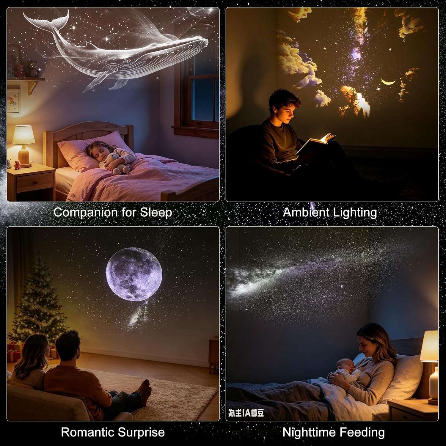 Lumina Living Projection Night Light